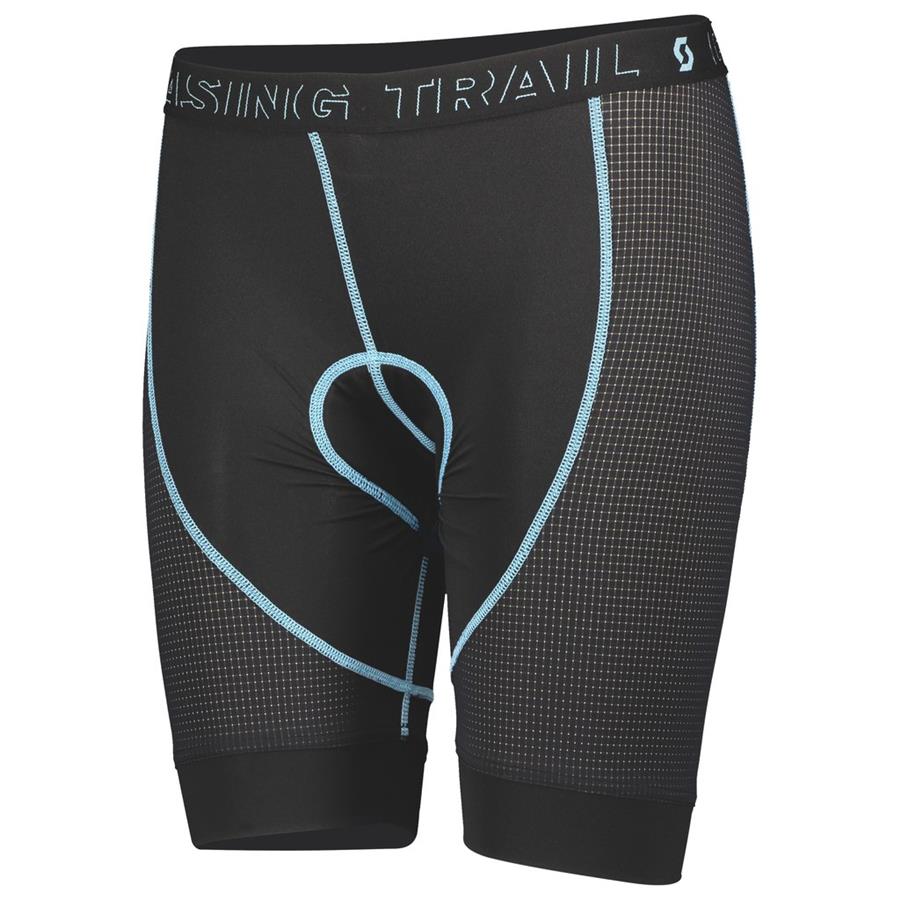 Ženske spodnje kolesarske hlače SCOTT W Underwear Pro3+ čr
